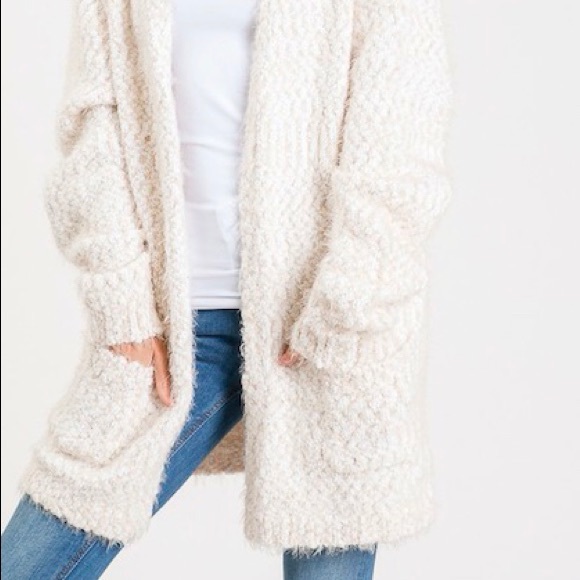 Cozy Soft Popcorn Cardigan - Picture 2 of 2